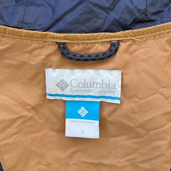Women’s Columbia Tan Tunic Lightweight Windbreaker Hiking Jacket - Picture 5 of 5